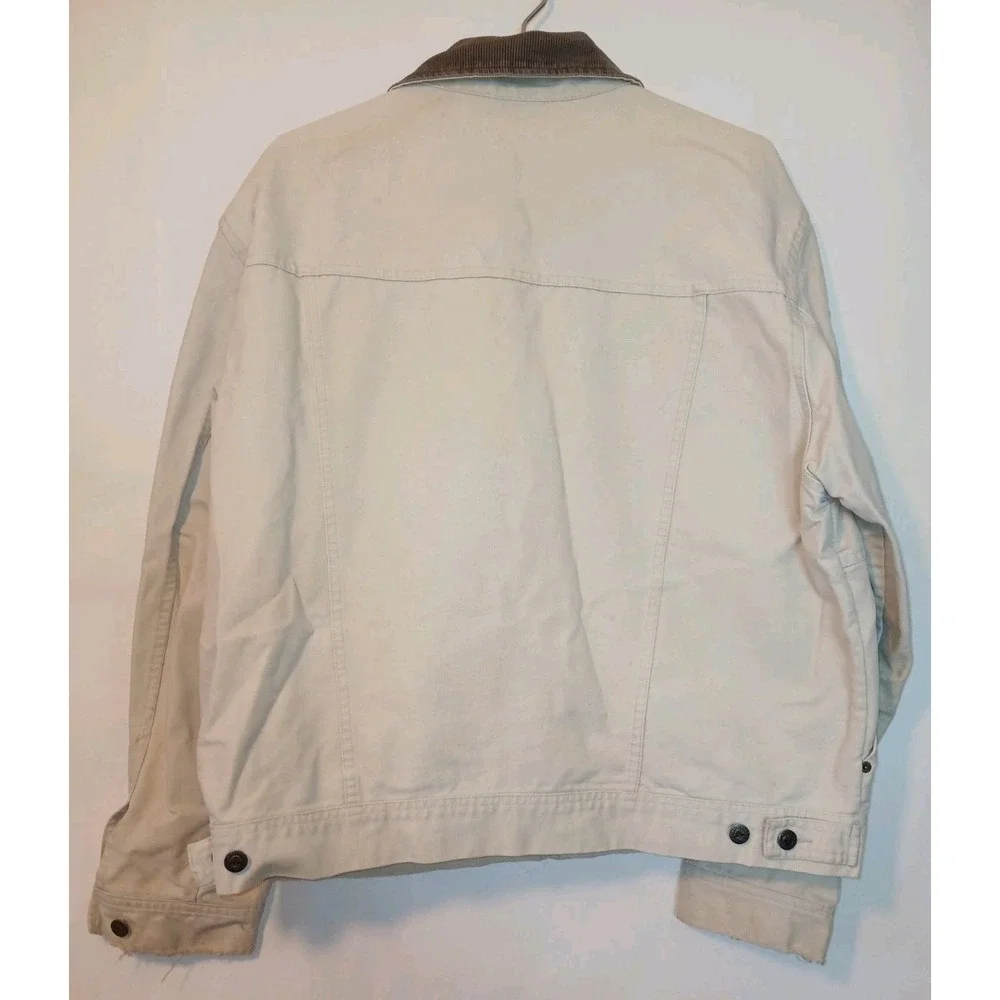 Vintage Timberland Barn Jacket Khaki Size L Weather Gear Field Chore Coat Y2K AC